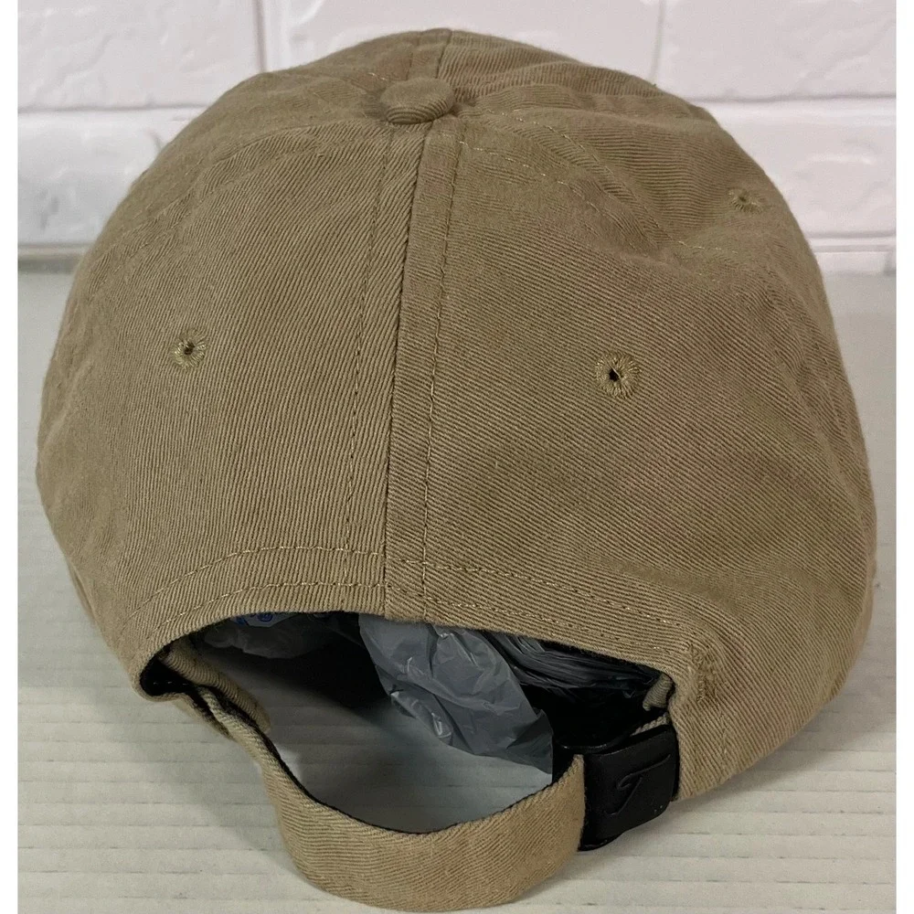 Titleist‎ Golf Hat Mens OSFA Tan Adjustable Strapback ULGC Logo Cap